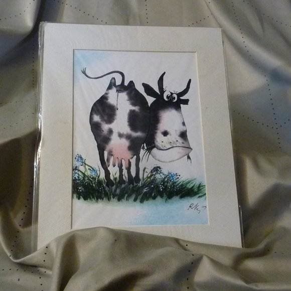 Litho Animals Horse , Hippo , Mouse ,Cow, Cartoons - Picture 7 of 8